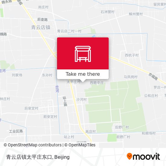 青云店镇太平庄东口 map