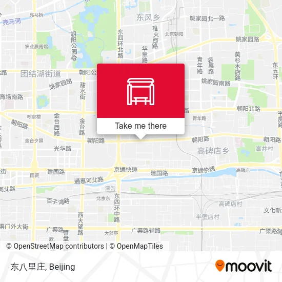 东八里庄 map