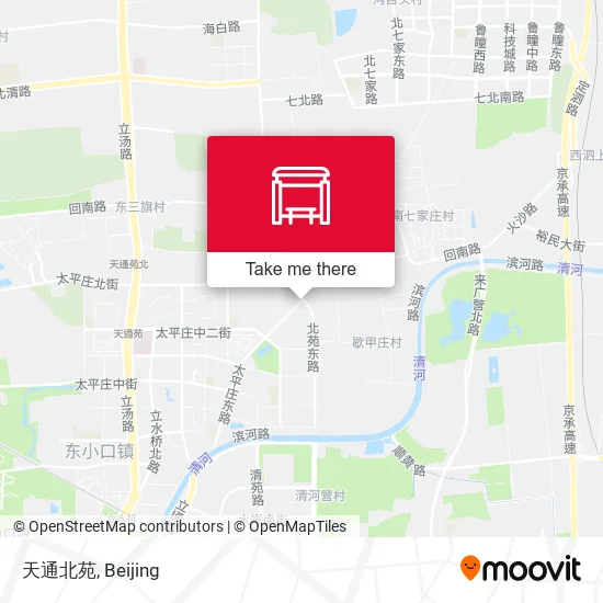 天通北苑 map