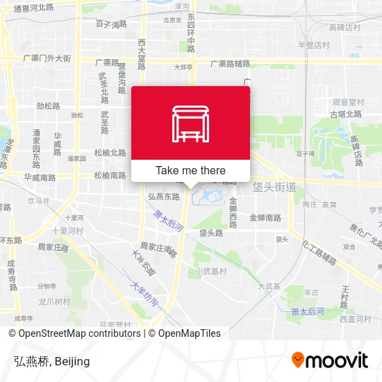 弘燕桥 map
