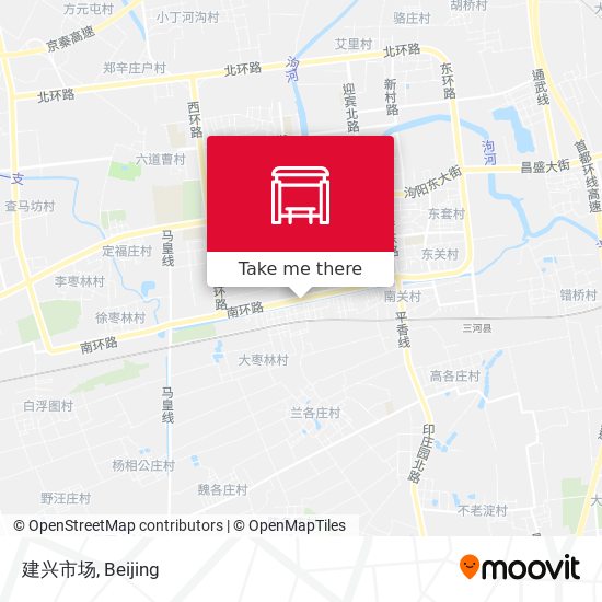 建兴市场 map