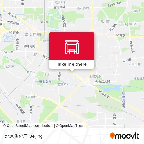 北京焦化厂 map