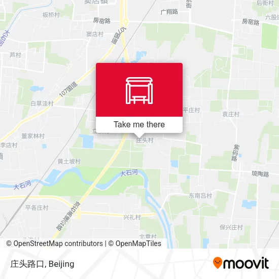 庄头路口 map