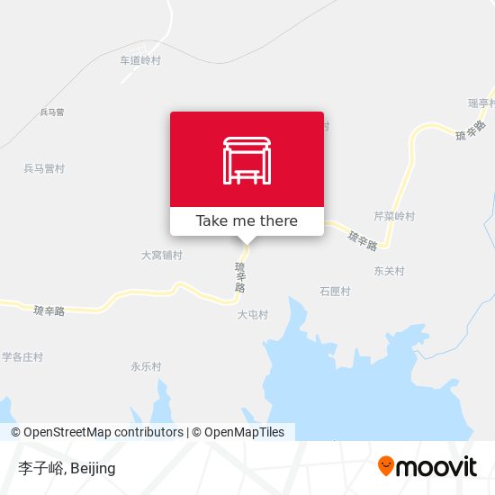 李子峪 map