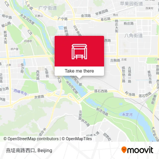 燕堤南路西口 map