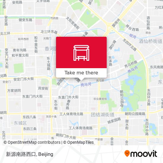 新源南路西口 map