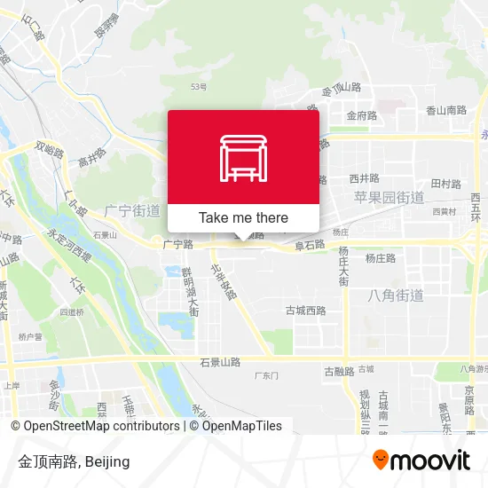 金顶南路 map