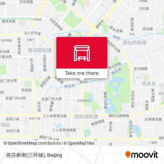 燕莎桥南(三环辅) map