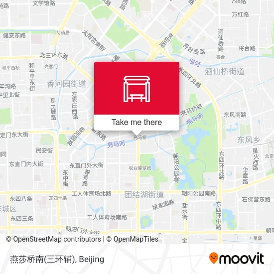 燕莎桥南(三环辅) map