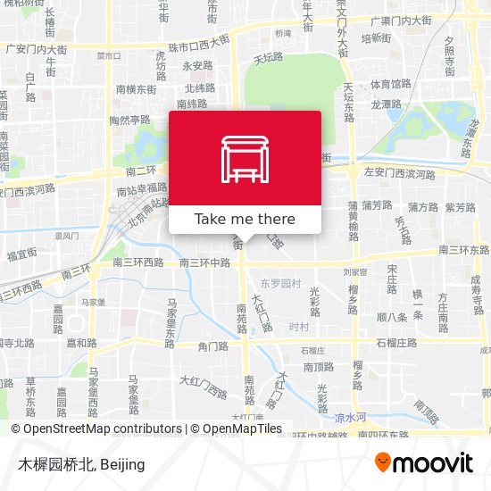 木樨园桥北 map