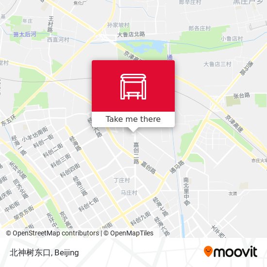 北神树东口 map