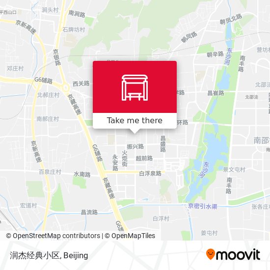 润杰经典小区 map