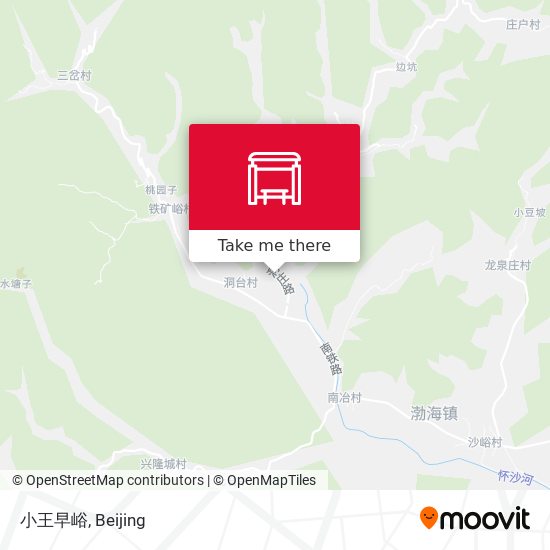小王早峪 map