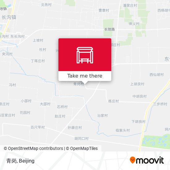 青岗 map