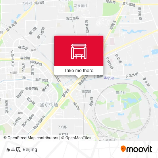 东辛店 map
