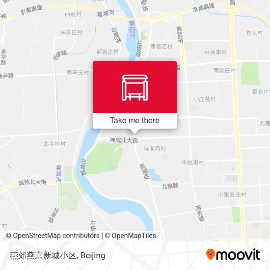 燕郊燕京新城小区 map