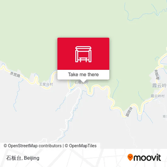 石板台 map