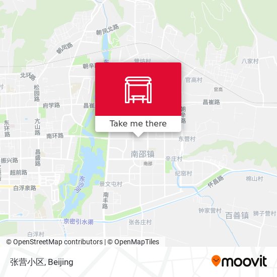 张营小区 map