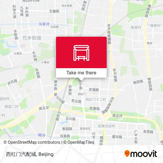 西红门汽配城 map