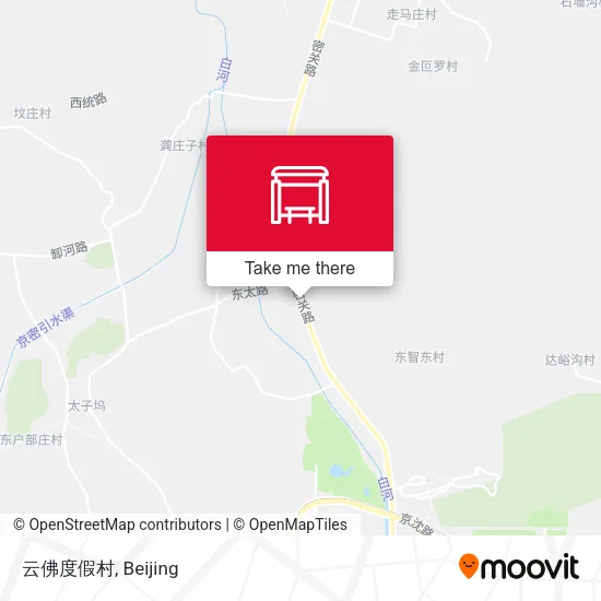 云佛度假村 map