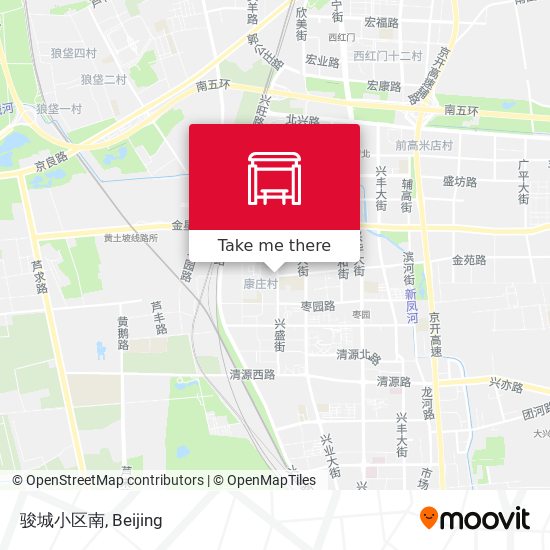 骏城小区南 map