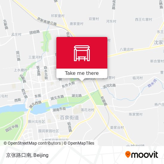 京张路口南 map