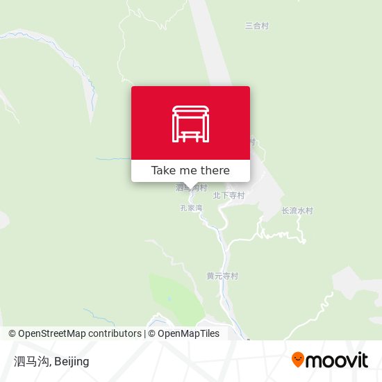 泗马沟 map
