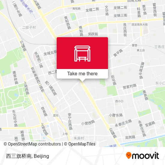 西三旗桥南 map