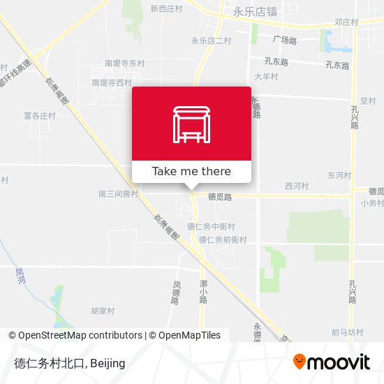 德仁务村北口 map