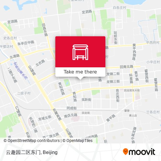云趣园二区东门 map