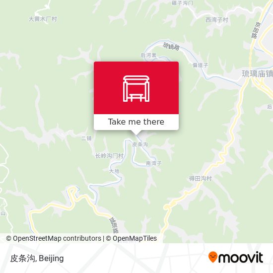 皮条沟 map
