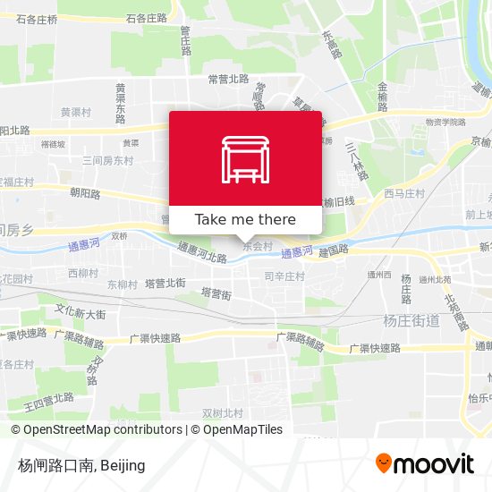 杨闸路口南 map