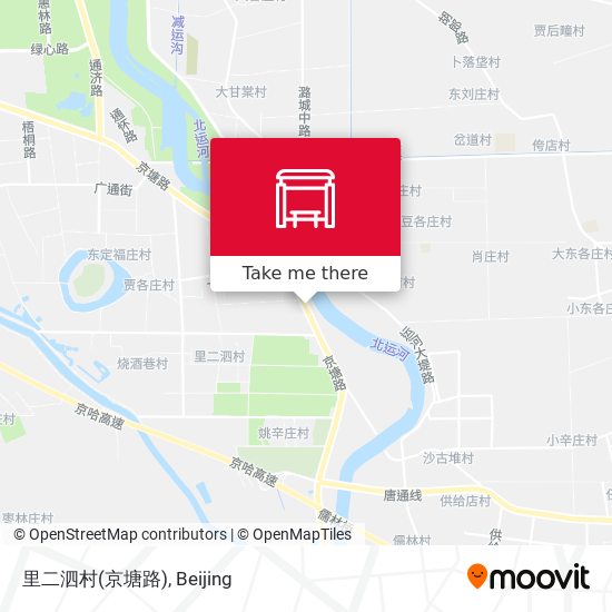 里二泗村(京塘路) map