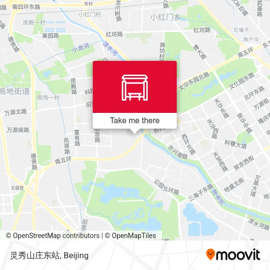 灵秀山庄东站 map