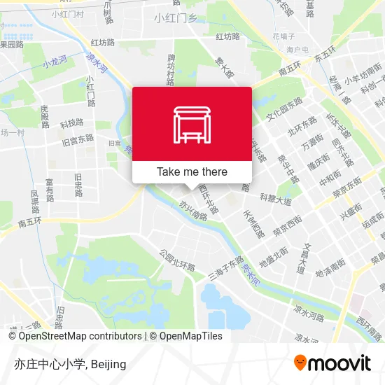亦庄中心小学 map