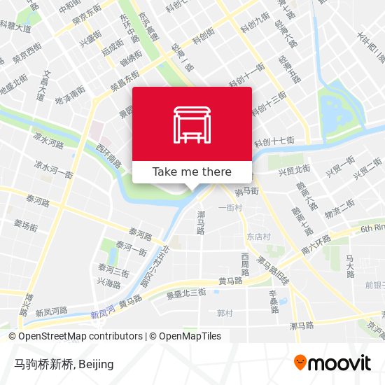 马驹桥新桥 map