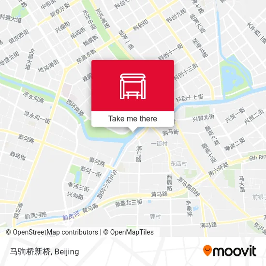 马驹桥新桥 map