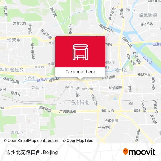 通州北苑路口西 map