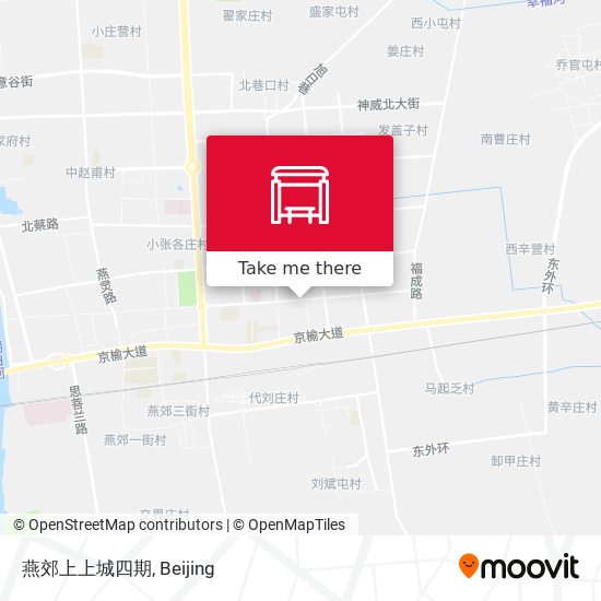 燕郊上上城四期 map