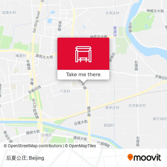 后夏公庄 map