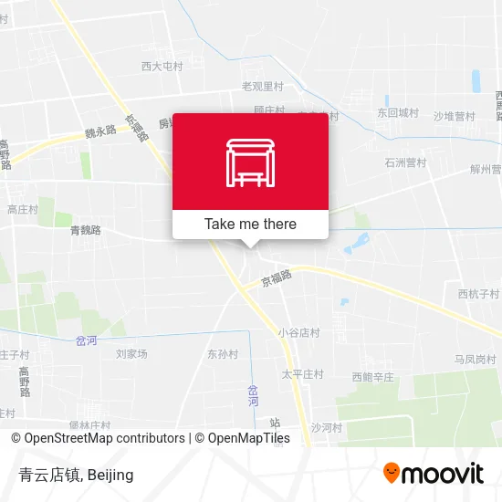青云店镇 map