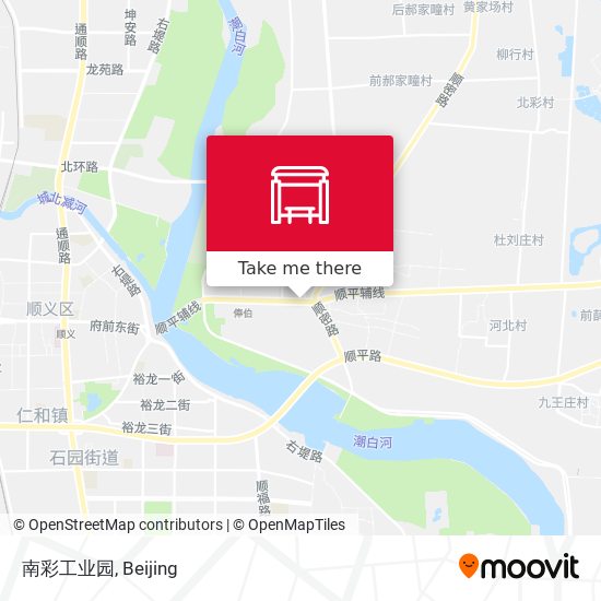 南彩工业园 map