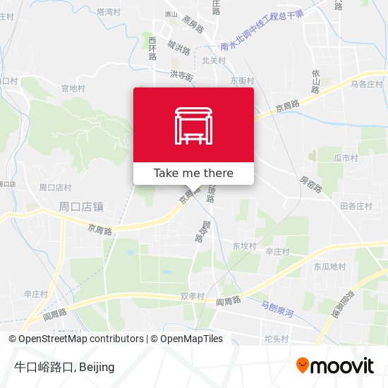 牛口峪路口 map