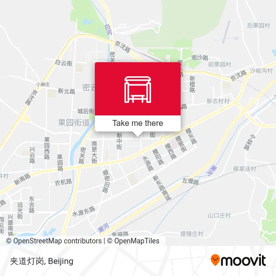 夹道灯岗 map