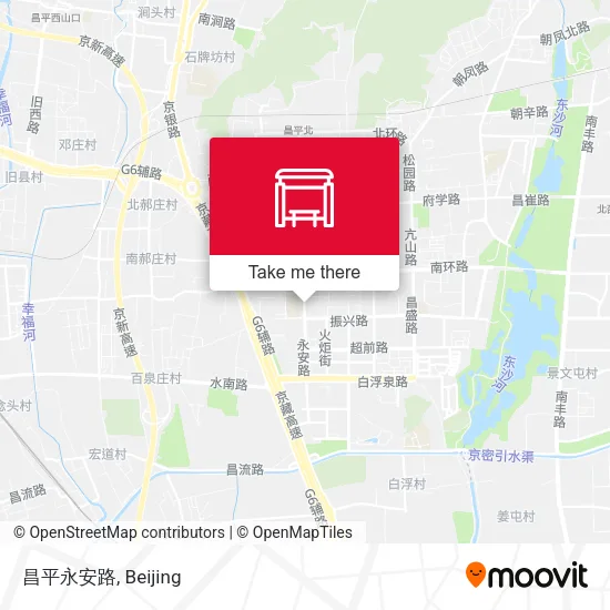 昌平永安路 map