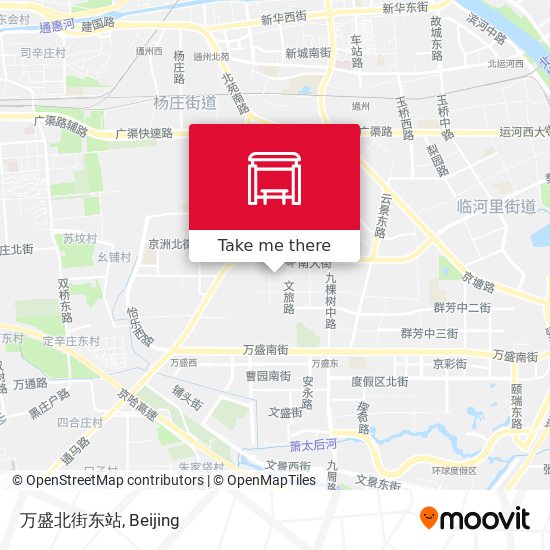 万盛北街东站 map