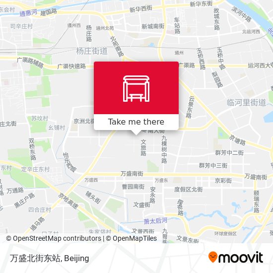 万盛北街东站 map