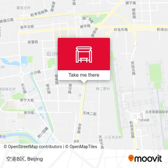 空港B区 map