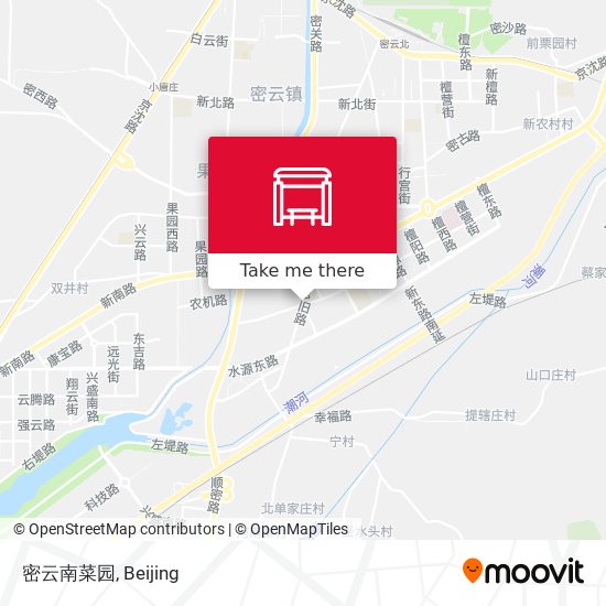 密云南菜园 map