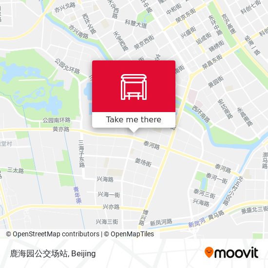 鹿海园公交场站 map
